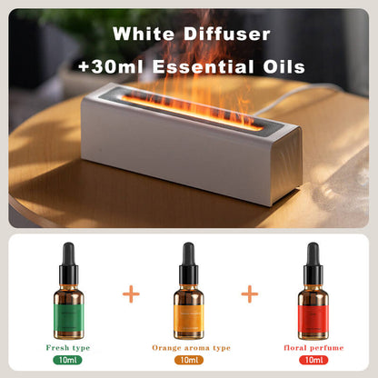 🎅 Nice gift 🎁 Colorful Flame Aromatherapy Diffuser