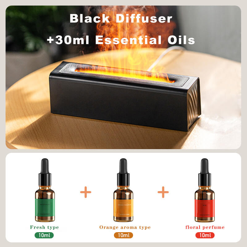 🎅 Nice gift 🎁 Colorful Flame Aromatherapy Diffuser