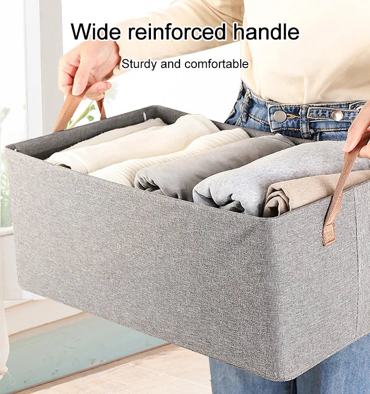 🎁Clearance Sale 49% OFF⏳Foldable Closet Storage Box [Electroplated Thickened Steel Frame