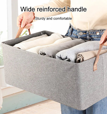 🎁Clearance Sale 49% OFF⏳Foldable Closet Storage Box [Electroplated Thickened Steel Frame