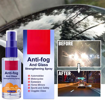 🎅🔥Buy enough and get free🎄🎊 Long-lasting Anti-Fog Spray for Windshield（50% OFF）