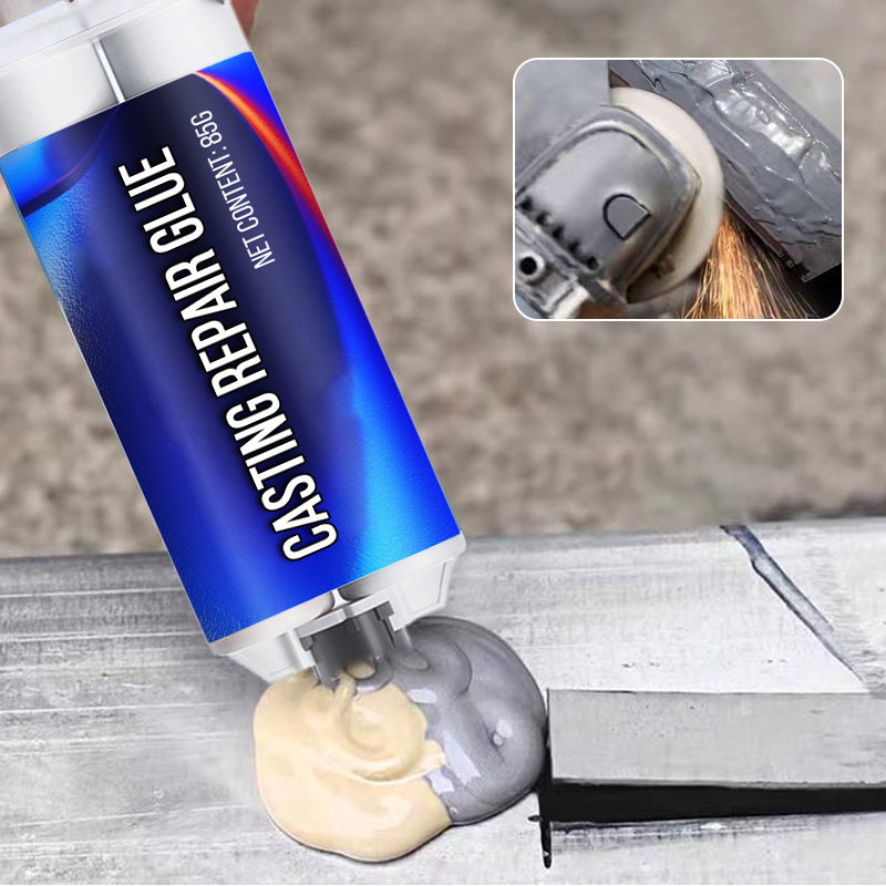 🌟2023-Christmas Hot Sale🎅Casting Repair Glue High Temperature Resistant Liquid Metal Repair Glue