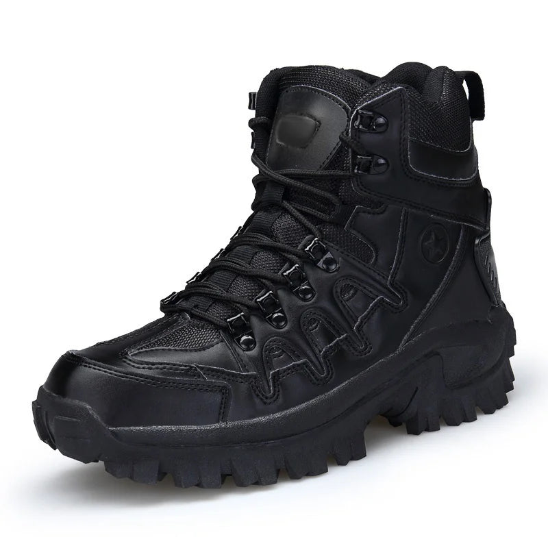 🔥49% OFF TODAY🔥Men Outdoor Waterproof Non-Slip Hiking Boots Combat Boots