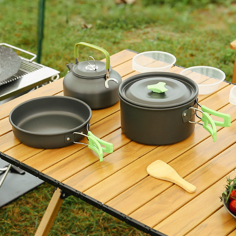 🔥Outdoor Essentials🔥Aluminum Outdoor Camping Cookware Set