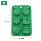 🎅Christmas present! 🎄🎁Creative silicone Christmas tree baking mold✨