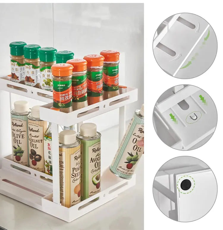 🔥New Year Special 49% OFF🔥Rotating Spice Rack for Kitchen