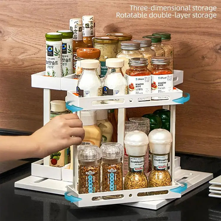 🔥New Year Special 49% OFF🔥Rotating Spice Rack for Kitchen