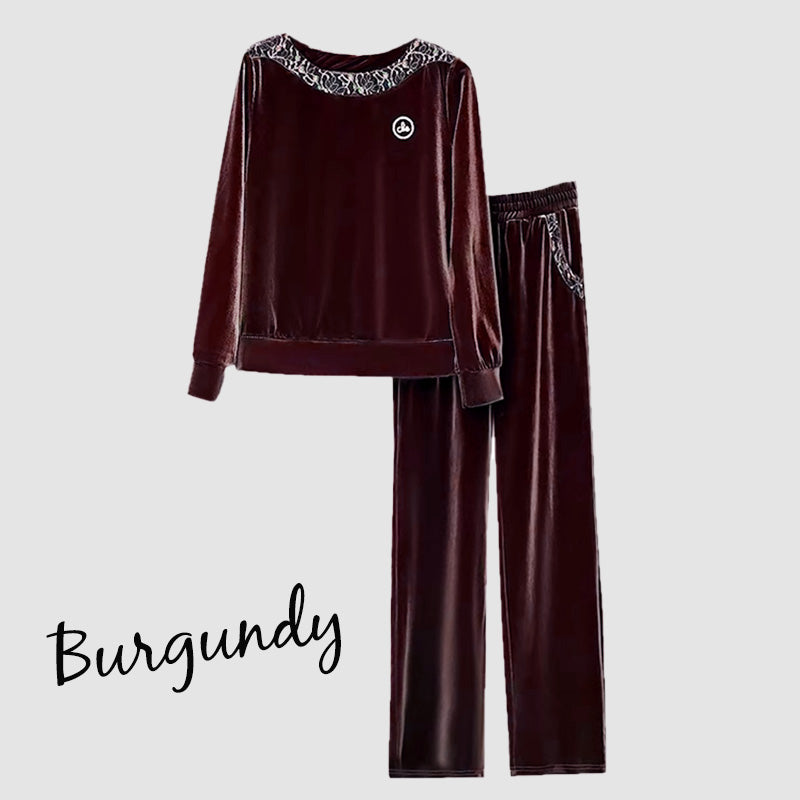 [Best Gift for Her] Women's Soft Casual Long Sleeve & Pants Suit