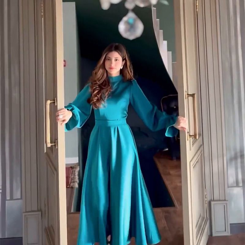 👗 Temperament Elegant Ruffled Long Sleeve Dress✨✨ Elegance within reach